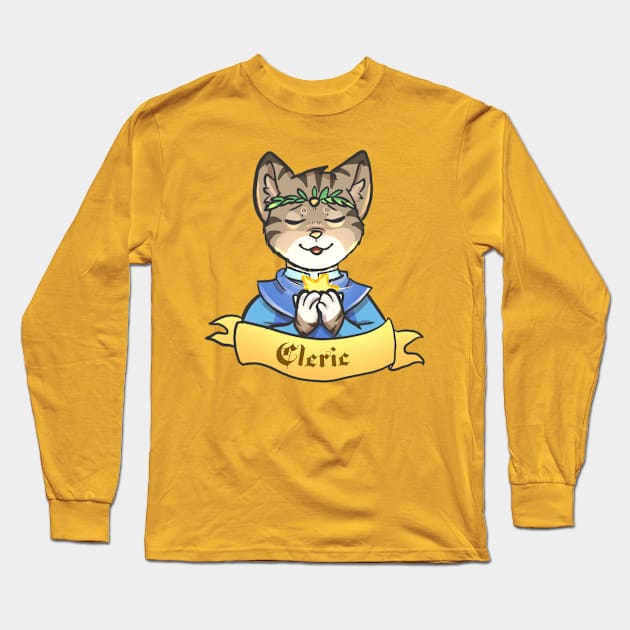 Kitty Classes - Cleric Long Sleeve T-Shirt by LucinaDanger